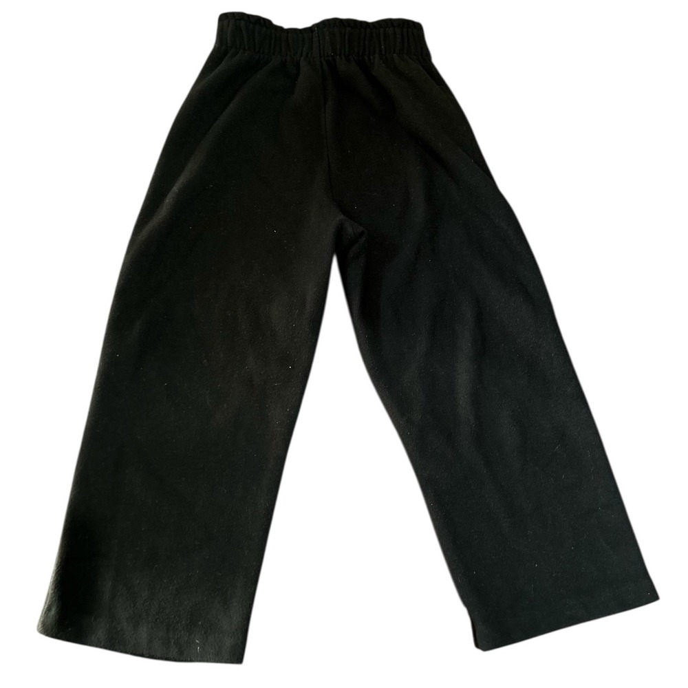 The Group Babaton Black Fleece Lounge‎ Pants Elastic Waist Wide Leg